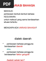 Variasi Bahasa