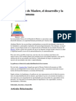 La Pirámide de Maslow