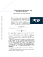 Reconstruction of Holonomic Systems from Tempered Solutions