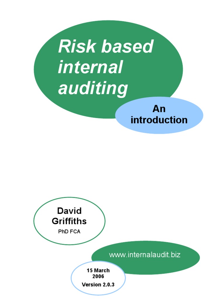 Risk Based Internal Auditing | PDF | Internal Audit | Internal Control