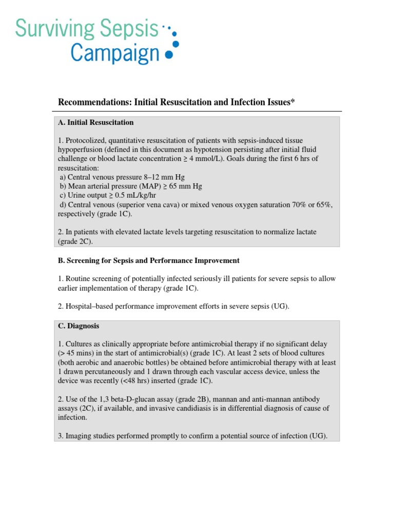 Initial Resus Table | PDF