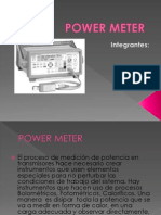 Exp_power Meter A . Estucio de los Medidores de potencia