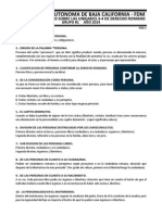 Derecho Romano Examen Unidad Dos