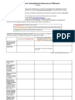 Lib 1 Assignment: Using Reference Resources For Presearch: Instructions