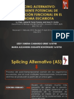 Splicing Alternativo