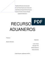 Los Recursos Aduaneros 