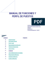  Manual de Funciones y Perfil de Puestos