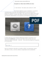 Reparar Sectores y Recuperar Un Disco Duro en Linux