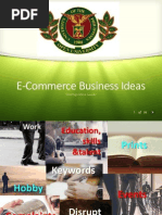 E-Commerce Business Ideas