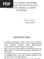 Artificial Neural Network Based Space Vector PWM For A Five-Level Diode-Clamped Inverter