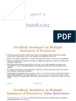 Unit V: Deadlocks