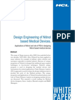 Design Engineering of Nitinol