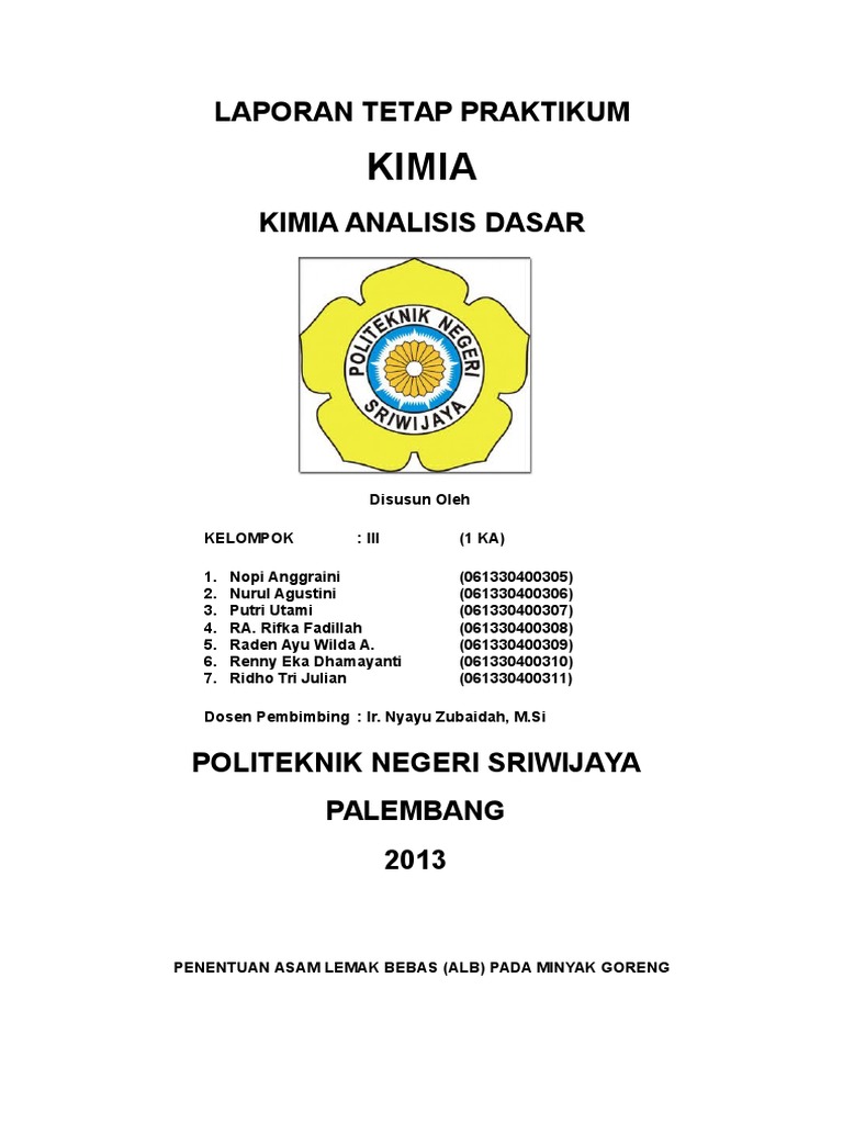 Penentuan Asam Lemak Bebas | PDF