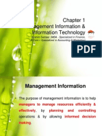 Chapter 1 Management Information & Information Technology