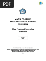 Materi-Pelatihan-Implementasi-Kurikulum-2013-Tahun-2014 Mata Pelajaran Matematika PDF