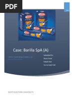 Barilla Spa Case Study