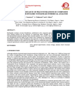 Earthquake Resistance of Pile Foundations in Composite Ground