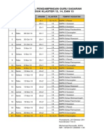 JADWAL PENDAMPINGAN