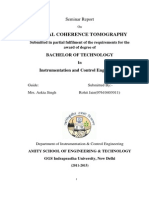Optical Coherence Tomography: Bachelor of Technology