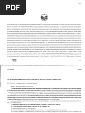 Montana Hb 645 Montana Reinvestment Act Bonds Finance Government