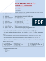 Exercícios de Revisão Do 4o. Bimestre