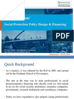 MPP Specialization Choice: Social Protection Policy Design & Financing