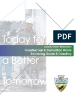 Recycle Today For A Better Tomorrow: Construction & Demolition Waste Recycling Guide & Directory