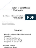 Determination of Soil Stiffness Parameters