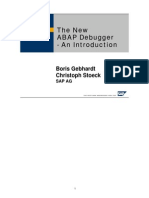 The New ABAP Debugger - An Introduction
