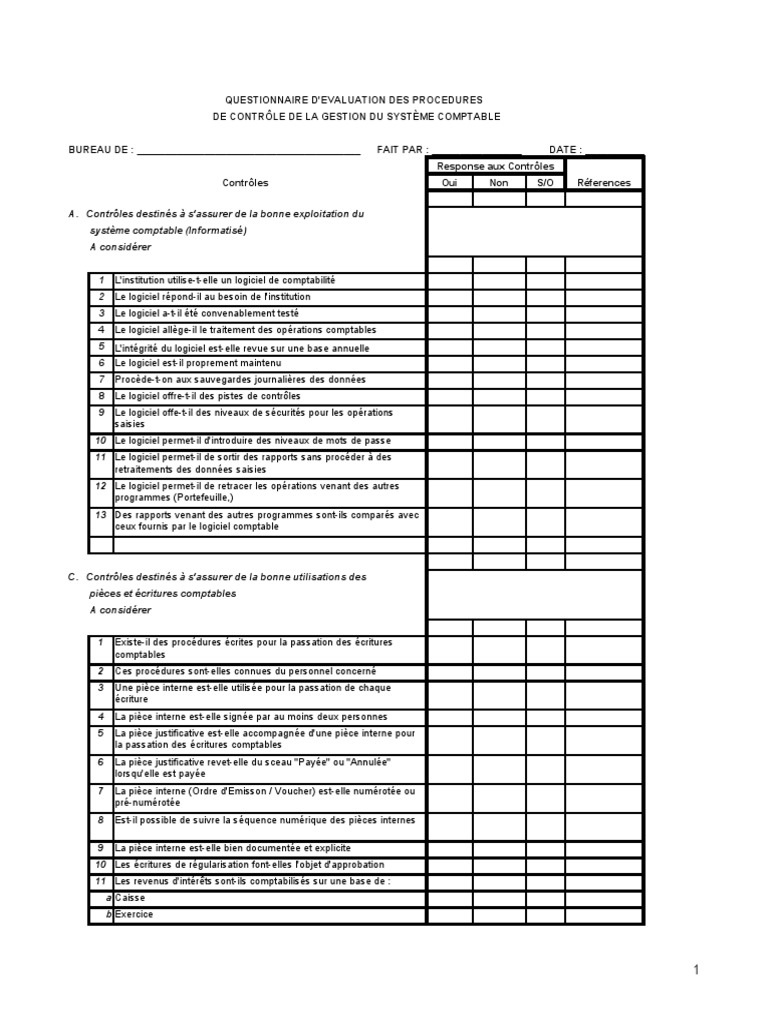 Controle Interne Pdf