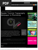 Download Typography Wallpaper in Photoshop by RiffandiBintang SN246224376 doc pdf