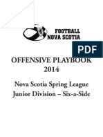 Offensive Playbook 2014: Nova Scotia Spring League Junior Division - Six-a-Side