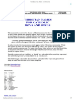 Christian Names