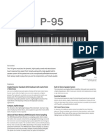 Yamaha P-95 Digital Piano Offers Premium Sound in a Compact Design