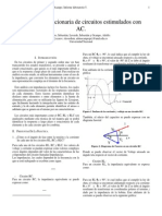 Análisis fasorial circuitos RC RL RLC