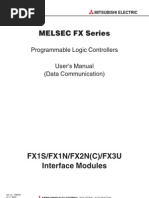 Download MELSEC FX Series Programmable Logic Controllers Users Manual Data Communication                        _______________________ANTECH by OG SN24623409 doc pdf