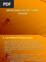 Menganalisis Peluang Usaha