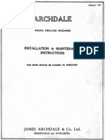 Archdale Drill Operators Manual