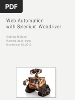 Selenium Automation