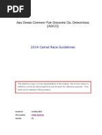 A D C F O O O (ADCO) : 2014 Camel Race Guidelines