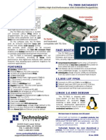 Ts-7800 Datasheet: 500Mhz High-End Performance With Embedded Ruggedness