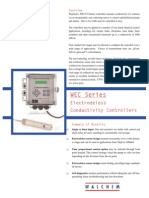 WEC Series: Electrodeless Conductivity Controllers