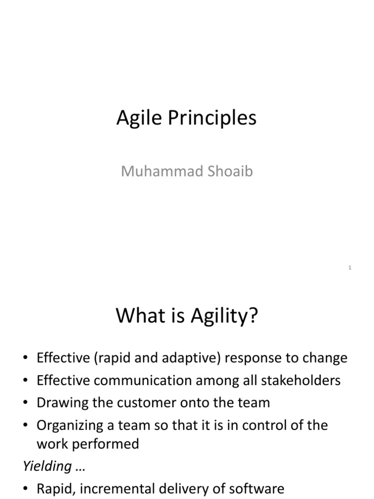 Agile Software Development Guide | PDF | Scrum (Software Development ...