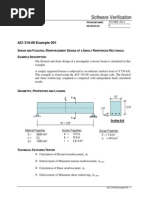 ACI 318-08 Example 001