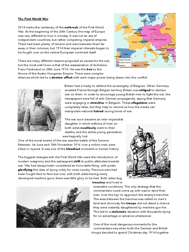 Understanding the First World War | PDF | World War I | Trench Warfare