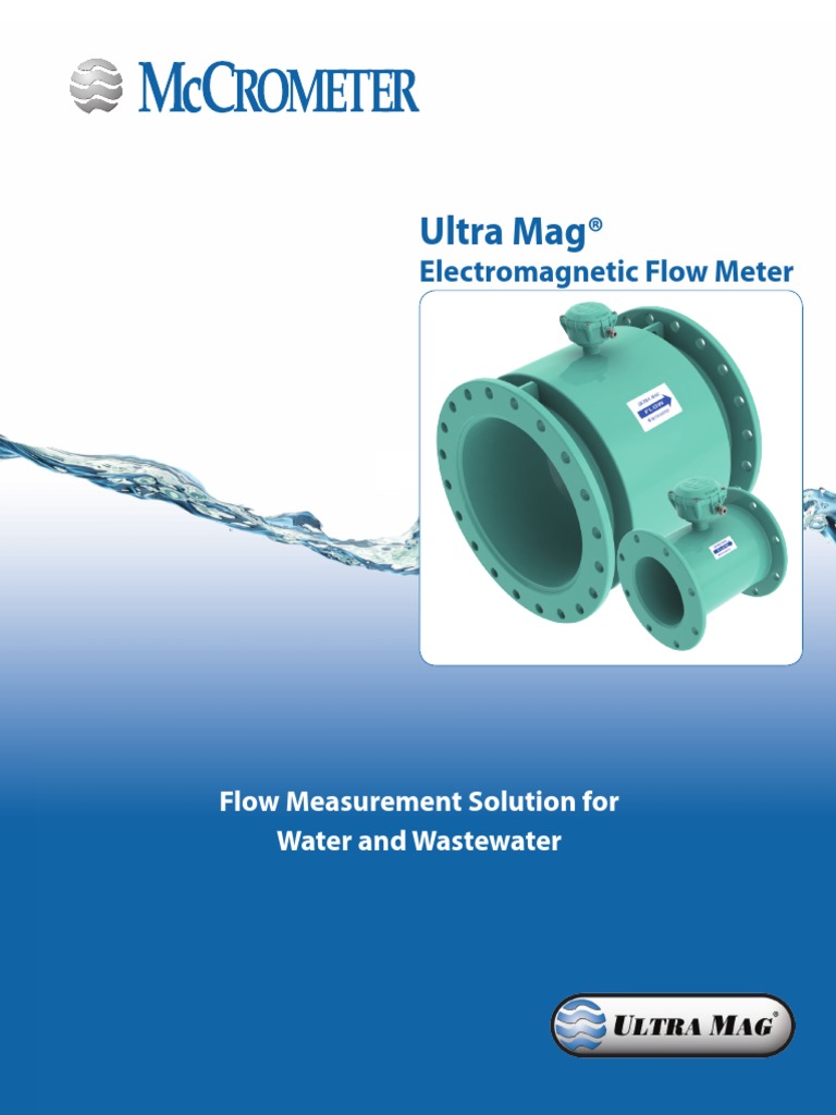 1 Brochure McCrometer UltraMag PDF PDF Flow Measurement Calibration