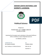 Political Science: Dr. Ram Manohar Lohiya National Law University, Lucknow