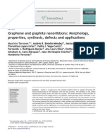 Graphene and Graphite Nanoribbons: Morphology, Properties, Synthesis, Defects and Applications