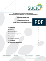 Documento Final Convocatoria Jóvenes Investigadores 2014