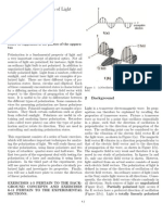 Lab 8: Polarization of Light: Figure 1: (A) Oscillation of E Vector, (B) An Electromagnetic Field